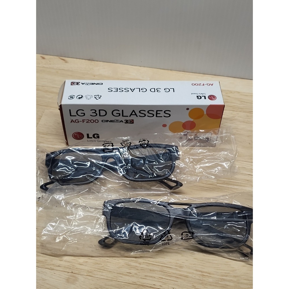 LG 3D Glasses Cinema 3D AG-F200 LG Real 3D Preowned